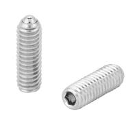 Vite dello Stantuffo a Sfera a Molla di Alta qualità, Ideale per le Attrezzature per Lubrificazione e Lavori di Montaggio, Pacco di 20 (M4*6 (20pcs)) (M4*8 (20pcs)) (M4*10 (20pcs)) (M4*12 (20pcs))