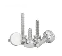 Vite di bloccaggio for vetro for facciata continua in acciaio inossidabile 304 GB834 M2 M3 M4 M5 M6 con testa zigrinata e regolazione manuale a torsione(M8x30mm 1pc)