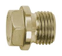 Vite di chiusura, esagonale ed elastico, G 1, SW 27, acciaio inox 1.4571, pressione di lavoro max. 60 bar, velocità di funzionamento. Max. 150 °C
