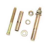 Vite di espansione Bullone Manicotto ancoraggio Ancoraggio for calcestruzzo interno Striscia decelerazione del cono estensione per Fissaggio Calcestruzzo Mattoni(10pcs,M8x80mm)