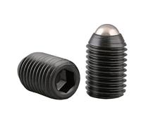 Vite di fermo con punta a sfera in acciaio, molla a sfera, punta a grani, nera M3-M12(8mm,M8 (5Pcs))