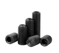 Vite di fissaggio a filettatura fine nera M3-M12 con vite di fissaggio concava senza passo della testa(12mm,M10x1.0-2pcs)