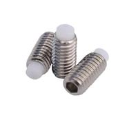 Vite di fissaggio a testa piatta con estremità convessa a forma di artiglio in plastica e nylon, con esagono incassato, in acciaio inossidabile M3 M4 M5 M6 M8 M10 304(M6X10 10PCS)