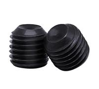 Vite di fissaggio in acciaio al carbonio nero 12.9 con estremità concava/esagono interno/vite Kimmi Jimi Top Wire/vite senza testa M2(8mm)