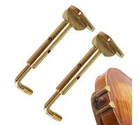 Vite di poggiatura al mento di violino, viti di sostituzione del mento | 2x viti di morsetto in metallo per violino Chinrest | Women Men Musical Strument Strument Precise Playing Aid for Music Classro