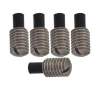 Vite di Ricambio per Sassofono in Metallo Argento 5 Pezzi | Accessorio per Strumento a Fiato, Bastoncino Incluso, Fissaggio Preciso, per Manutenzione e Officina