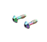 Vite di scarico for disco idraulico for bicicletta in lega, clip for freno, riempimento olio, bulloni di spurgo, accessori for bici(Colorful)