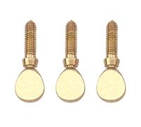 Vite di serraggio a vite per sassofono, compatibile con sassofono, clarinetto basso, 3 pezzi (oro)