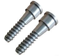 Vite di sicurezza per tarlo per tornio per legno, compatibile con mandrini da 9,5/10,75/14,9 cm, strumento per la lavorazione del legno in metallo per un montaggio sicuro di piccoli spazi vuoti per