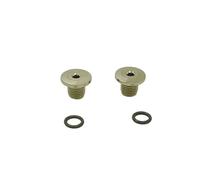 Vite di spurgo del cambio della bicicletta - Bullone porta olio in titanio per serie R7000/R8000 (B-argento, 2 pezzi)