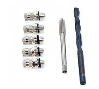 Vite di spurgo Vite di scarico Maschio filettato e punta elicoidale for valvola dell'aria completa e O-ring in acciaio inossidabile(5 pce screw)