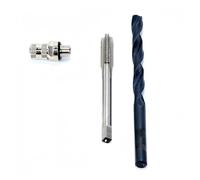 Vite di spurgo Vite di scarico Maschio filettato e punta elicoidale for valvola dell'aria completa e O-ring in acciaio inossidabile(1 pce screw)