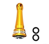 Vite di supporto per mulinello da pesca, 11,7 mm, in lega di alluminio CNC, adatta per modelli Daiwa, Fuego, Tatula, Prorex, Caldia, Luvias, set da 3 pezzi (oro)