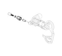 SRAM Accessorio regolatore Tensione Cavo Cambio Red, RD Barrel Adjuster Kit Unisex Adulto, Black, One Size