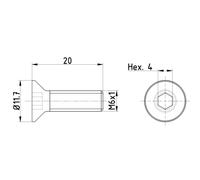 Vite, disco freno su mozzo ruota TEXTAR TPM0015