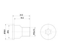 Vite, disco freno TEXTAR TPM0005