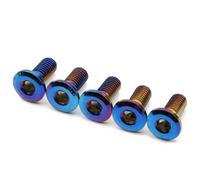 Vite Disco Freno Universale Per Moto 5 Pezzi M8X20mm Per Yamaha(Burning blue)