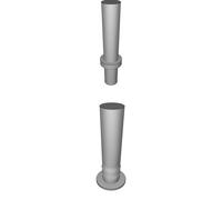 Vite e Supporto Cassetto Congelatore per Frigorifero Bosch Ricambio Stampato 3D