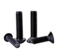 Vite esagonale in acciaio al carbonio nero M2-M4(M2x3 (200pcs),Countersunk head)