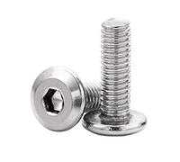 Vite esagonale per mobili a testa larga esagonale capovolta in acciaio inox 304-M6 * 45 (10)