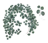 Vite Eucalipto Artificiale 180cm Realistica 4 Foglie Gelo Bianco Primavera Verde