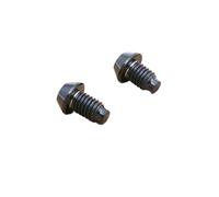Vite for freno a disco idraulico for bicicletta in lega, clip for freno, vite di spurgo for riempimento olio, compatibile con mountain bike M6 TC4(Black)