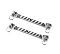 Vite for tenditore a ganascia/ganascia chiusa M5 M6 M8 M10 M12 M16 for il tensionamento della fune portacavi in acciaio inossidabile 304 resistente(2 Pcs,M8)