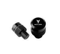 Vite Foro Specchietto Moto Per MT01 MT09 MT07 MT10 MT03 Vite Di Fissaggio In Alluminio Per Copri Foro Specchietto Moto(Black)