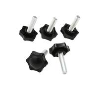 Vite in acciaio inossidabile, viti a testa zigrinata, 5/10 pezzi M4 M5 M6 M8 M10 M12, viti con manopola a mano, bullone in plastica a forma di stella, filettatura di serraggio, vite for macchina