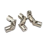 Vite in acciaio inossidabile, viti a testa zigrinata, giunto cardanico in metallo a tre sezioni for albero motore di barche e auto da 4/5/6/8/10 mm con vite M3/M4.