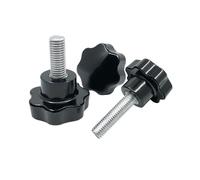 Vite in acciaio inossidabile, viti a testa zigrinata, vite a testa tonda in plastica a sette punte, a forma di stella, in bachelite, M4, M5, M6, M8, M10, serrata a mano