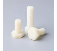 Vite in nylon Vite esagonale in, vite isolata in, vite a testa esagonale-12 * 50 【10 pezzi