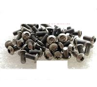 Vite in Titanio M3 M3x4 M3x5 N3x6 M3x8 M3x10 M3x12 M3x14 M3x15 M3x16 M3x18 M3x20 Testa a Bottone Driver M3,20mm,10 pz Ti GR2