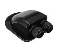 Vite Introduzione Cavo - 1 Pezzo Di Implementazione Del Tetto Resistente Alle Intemperie Con Doppio Ingresso | ABS Box Di Collegamento Cavo Solare Per Fiocchi Di Garage Roulotte Yacht | Guida