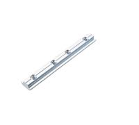 Vite M5 M6 di fissaggio della staffa del connettore in alluminio 2020 da 1 pezzo adatta for connettore lineare con profilo in alluminio standard UE serie 20/30/40(4040 M6 L180mm)
