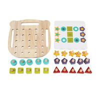 Vite per bambini, giocattolo a vite pioli - Game del puzzle di PEG a vite di legno | Belle abilità motorie, giochi di costruzione edilizia, tabellone di smistamento di abbinamento a colori per l'appre