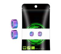 Vite per disco olio per mountain bike - Parti di biciclette in lega di titanio da 2 pezzi | Equilibratore concavo convesso per pendolarismo in città, viaggi su strada, scuola, ciclismo, sicurezza, cam