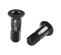 Vite per guida deragliatore posteriore M5 per bicicletta, 14,2 mm | Lega di alluminio di qualità, colla di bloccaggio del filo, per bullone ruota di tensione, nero, rosso, arancione, viola