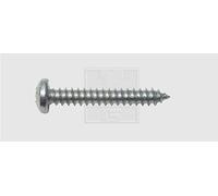 Vite per lamiera 3.9 mm 9.5 mm A croce Philips DIN 7981 Acciaio zincato 100 pz. SWG