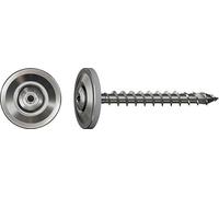 4587000450257 - Guarnizione T-Star Plus T20 4Cut A2, in acciaio inox, 15 mm, 75 pezzi, 4,5 x 25 mm