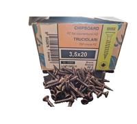 Vite per Legno a Croce Testa Piana Ferro Bronz mm.3,5x20 Pz.1000 MUSTAD PANELVIT