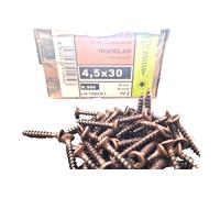 Vite per Legno a Croce Testa Piana Ferro Bronzo mm.4,5x30 Pz.500 MUSTAD PANELVIT