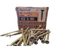 Vite per Legno a Croce Testa Piana Ferro Bronzo mm.4,5x60 Pz.200 MUSTAD PANELVIT