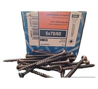 Vite per Legno a Croce Testa Piana Ferro Bronzo mm. 5x70 Pz.200 MUSTAD PANELVIT
