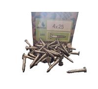 Vite per Legno a Spacco Italiano Ferro mm. 4x25 Pz. 500 MUSTAD