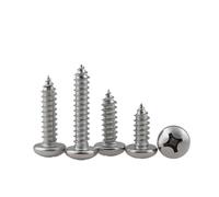 Vite Per Legno Autofilettante A Testa Tonda A Croce In Acciaio Inossidabile 304 M5 M6 M8 Da 20 Pezzi, M8 (20pcs), 35mm