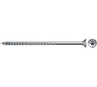 Fischer Viti Power Fast II FPF CTP 4,5x35 per Legno o Truciolare, Filetto Parziale, Torx, Testa Svasata Piana, Zincatura Bianca (500 Pz.)