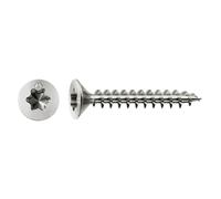 Mustad: 500 Viti Panelvit®, Testa Svasata Piana, 4.5x40 mm, Zincate Chromiting®, Lubrificate Lubex®.