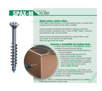 VITE PER MDF SPAX TORX-T15 3,5X50 WIROX - Ferrero Ferramenta