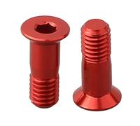 Vite per puleggia di guida del deragliatore posteriore, M5, in lega di alluminio, lunghezza filettatura 14,2 mm, bullone per ruote da 8 a 11 velocità (rosso)